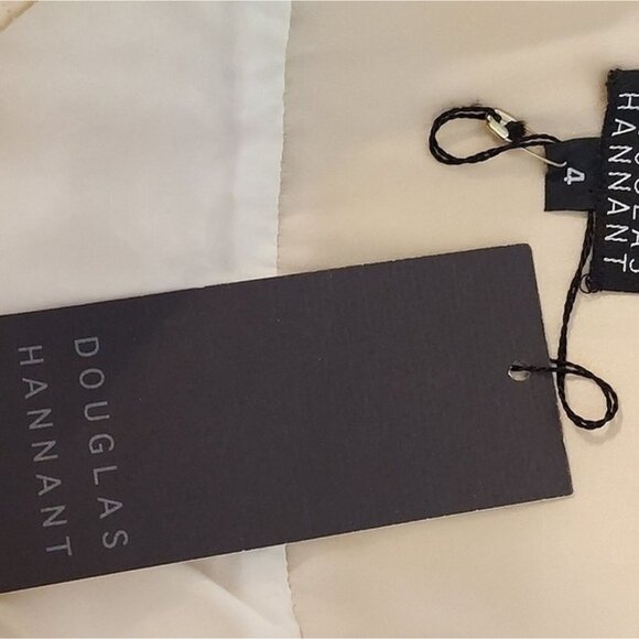 Nwt Douglas Hannant vintage womens $1617 ivory wool skirt size 4 - Picture 8 of 9